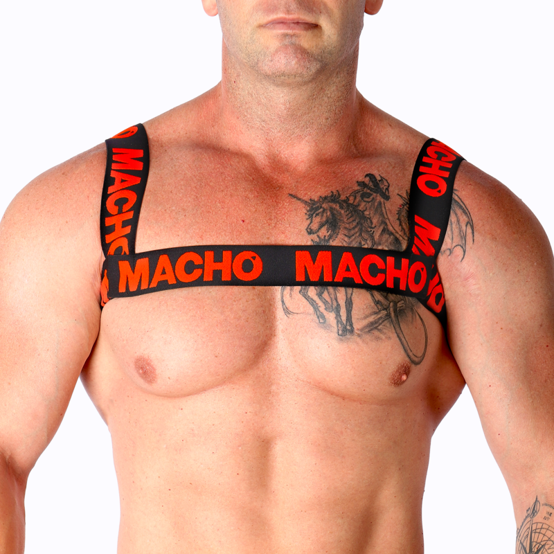 MACHO – PETTORINA DOPPIA ROSSO