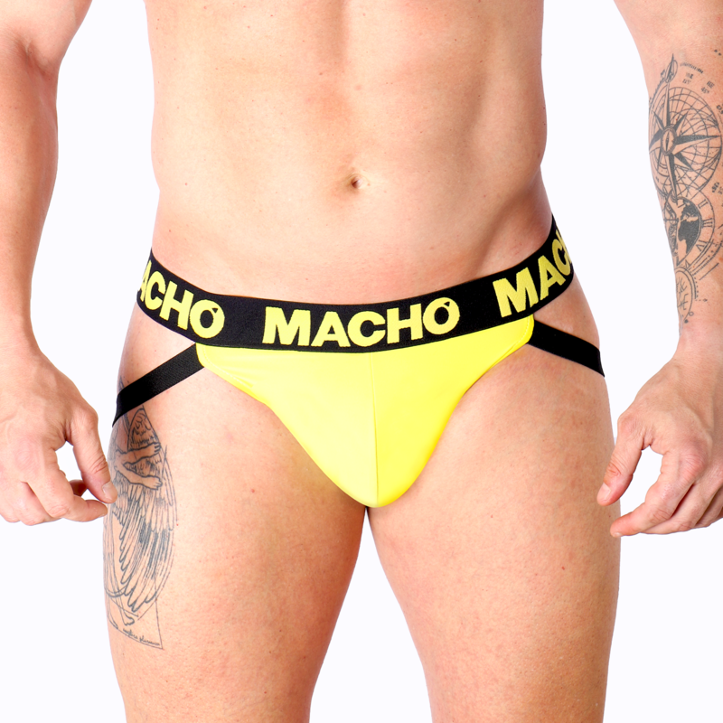 MACHO – MX25A JOCK AMARILLO LYCRA S