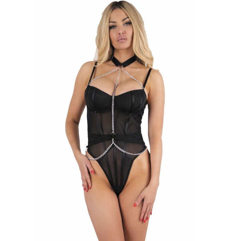 LIVCO CORSETTI FASHION – MELISENDA CF 1709 ACCAPPATOIO + CAMICIA + PERIZOMA NERO S